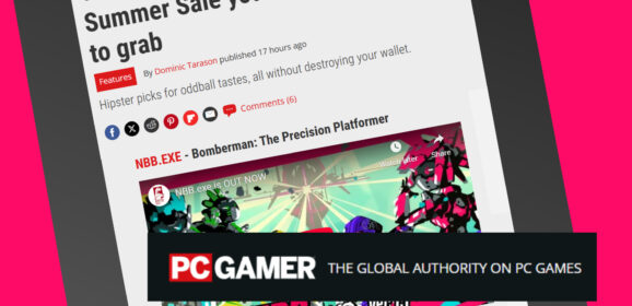 NBB.exe featured as a HIDDEN GEM in PCgamer!